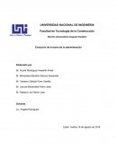 Evolución de la teoría de la administración