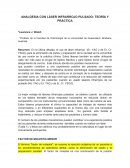 ANALGESIA CON LÁSER INFRARROJO PULSADO: TEORÍA Y PRÁCTICA.