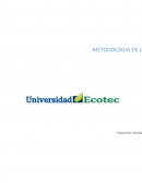 Tema: Metodologia de la investigacion..