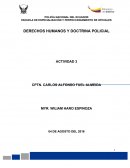 DERECHOS HUMANOS Y DOCTRINA POLICIAL