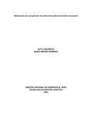ELABORACIÓN DE LA PROYECCIÓN DE VENTAS DEL PRODUCTO ASOCIADO AL PROYECTO