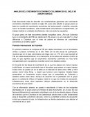 ANÁLISIS DEL CRECIMIENTO ECONÓMICO COLOMBINO EN EL SIGLO XX (GRUPO GRECO)