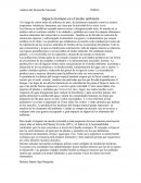 Impacto humano en el medio ambiente
