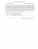 RELACION DEL PERSONAL PNP QUE SE ENCUENTRAN CONSIDERADOS A FIN DE ASISTIR A LA CEREMONIA DE IZAMIENTO DEL PABELLON NACIONAL EL DÍA DOMINGO 19OCT14 A HRS. 08:30 EN LA PLAZA DE ARMAS DE ESTA CIUDAD, DEBIENDO UBICARSE EN FORMA CONJUNTA Y ORDENADA A LADO DER