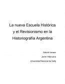 Nueva Escuela Historia Argentina trabajo historiografia.
