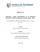 Liderazgo y clima organizacional en la Institución Educativa Nº 00123 de Segunda Jerusalén, Rioja – 2016.