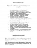 Desarrollo de producto. Ocho cosas que hacen los nuevos productos por una compañía