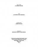 RELATORIA LA ADMINISTRACION