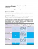 Módulo 2. Procesos intergrupales en las organizaciones.