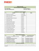 Acta de reunión de coordinación