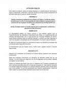 Licitacion publica.