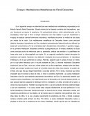 Meditaciones Metafísicas de René Descartes