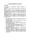 LIBRETO ANIVERSARIO.