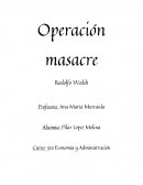 Operación masacre.