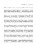 Análisis Marginal y sus Aplicaciones