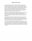 Resumen de la biografia de Mark Twain.