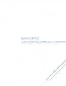 Lectura comprensiva del manual de diseño urbano Jan Bazant.