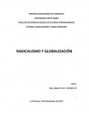 RADICALISMO RELACIONADO CON LA GLOBALIZACIÓN