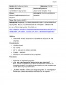 La administración de un proyecto.