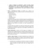 Explique el significado de: especialización y división del trabajo,