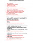 Cuestionario para rendir el examen remedial