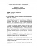 POLÍTICAS Y REGULACIÓN DE LAS TELECOMUNICACIONES.
