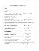 VALORACION MUSCULOESQUELETICA