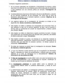 Investigación de mercados. Índice 2, Capítulo 6.