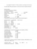 Costos. Una compañía “El Tornillo S.A.” fabrica un producto, el cual requiere de tres procesos los cuales rinden al 90% para terminarlo, en el mes de enero mostro la siguiente información