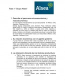 Describe el panorama microeconómico y macroeconómico: