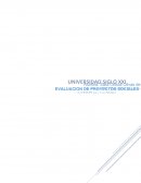 Autoevaluaion de proyectos sociales.