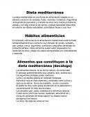 Dieta mediterranea