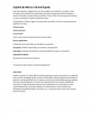 Capital de Marca o Brand Equity