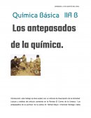 Los antepasados de la química.