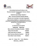 Actividad Integradora: La importancia del español