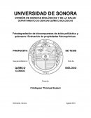 Fotodegradación de biocompuestos de ácido poliláctico y quitosano: Evaluación de propiedades fisicoquímicas.