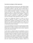 Como las estrategias afectan el desarrollo organizacional.