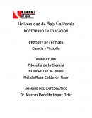 Filosofía de la Ciencia.