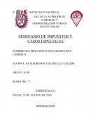 SEMINARIO DE IMPUESTOS Y CASOS ESPECIALES