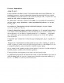 Proyecto Matemáticas Juego de azar.