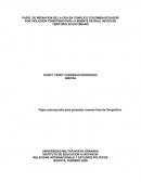 PAPEL DE MEDIACION DE LA OEA EN CONFLICO COLOMBIA-ECUADOR POR VIOLACION TERRITORIO