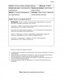 Bases del comportamiento individual
