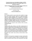 FORMACIÓN ÉTICA EN LA EDUCACIÓN SUPERIOR