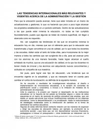 LAS TENDENCIAS INTERNACIONALES MÁS RELEVANTES Y VIGENTES ACERCA DE LA ADMINISTRACIÓN Y LA GESTIÓN. Página 1