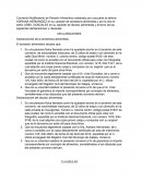 Declaraciones de la acreedora alimentista.