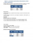 TAREA N° 2: “LAS DIVERSAS CLASIFICACIONES Y MODALIDADES DEL COSTEO”