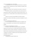 La ética, la responsabilidad social y el medio ambiente.