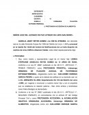 DEMANDA DE FILIACION Y ALIMENTO ACUMULATIVA