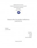 Ensayos sobre los métodos cualitativos y cuantitativos