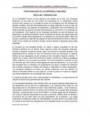 OPORTUNIDADES EN LAS EMPRESAS FAMILIARES